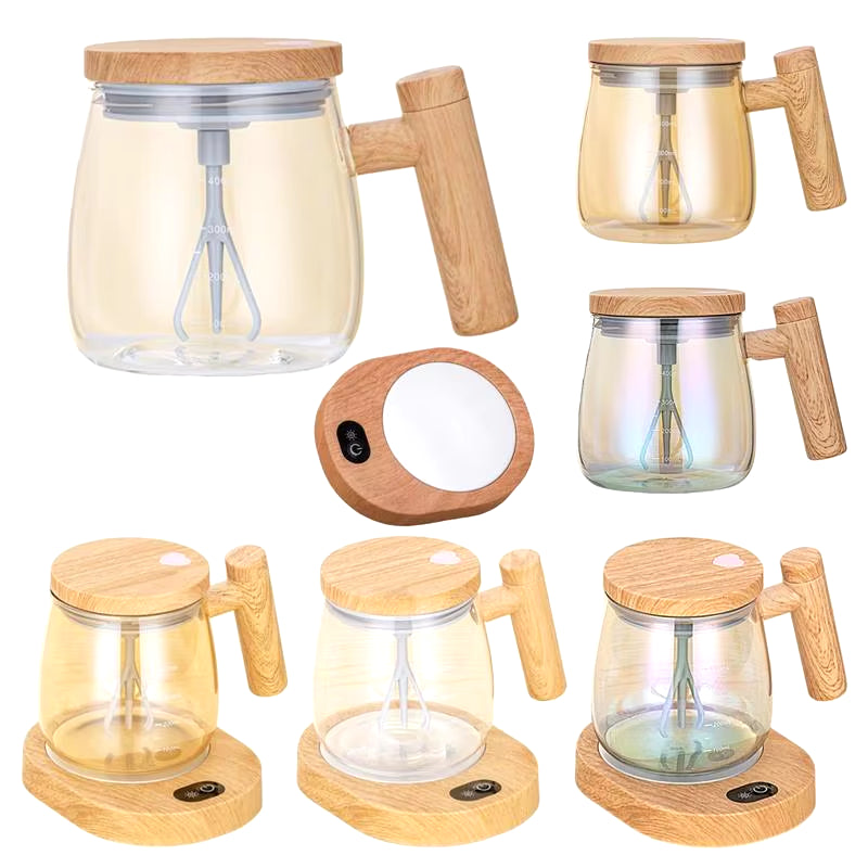 400Ml Portable Electric Self Stirring Coffee Mug Self Mixing Cup Glass Mug Office Glass Inner Tank Mug Electric Stirring Cup